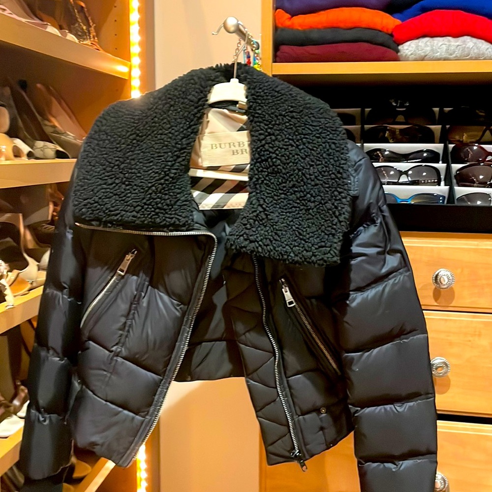 Burberry Brit short puffer jacket size small